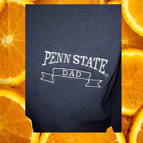 Travaux Penn State Dad Embroidered Sweatshirt Blue Size Medium - Picture 2 of 8